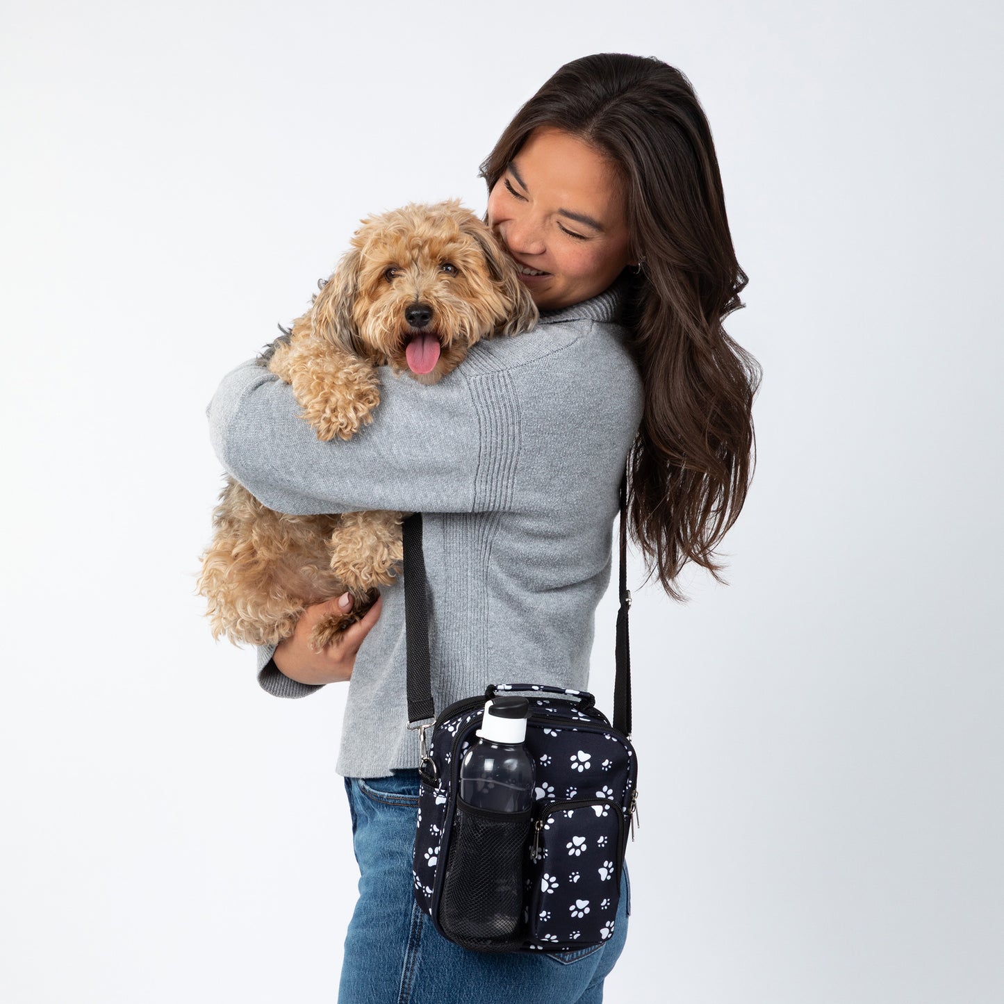 Paw Love Expandable Crossbody Daypack