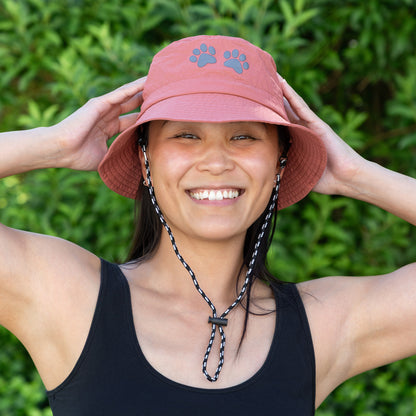 Paw Print Foldable Quick Dry Waterproof UPF 50+ Bucket Hat