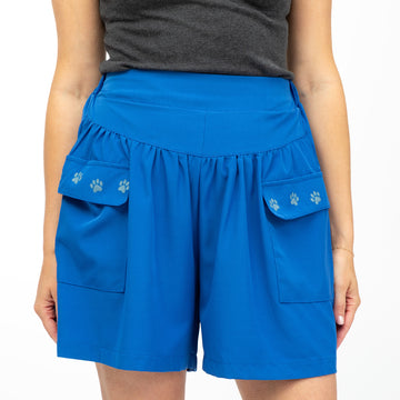 Paw Print Lightweight Performance Shorts with Cargo Pockets