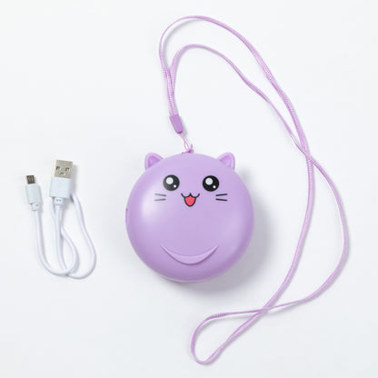 Fun Cat Portable Rechargeable Fan with Mirror