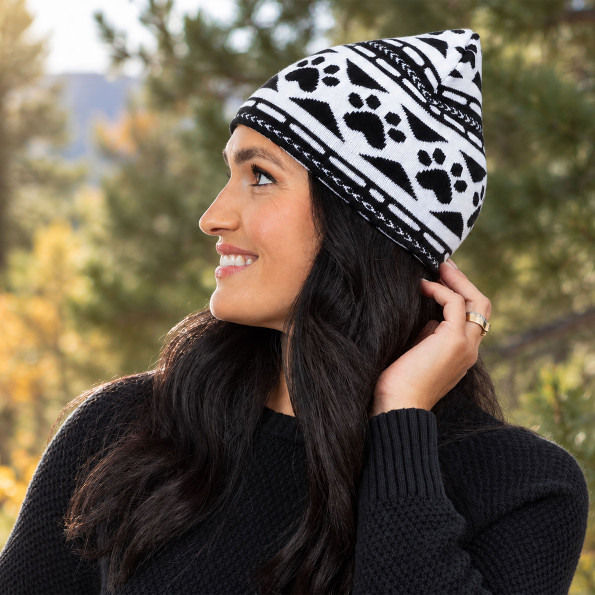 Lovely Paws Knit Beanie