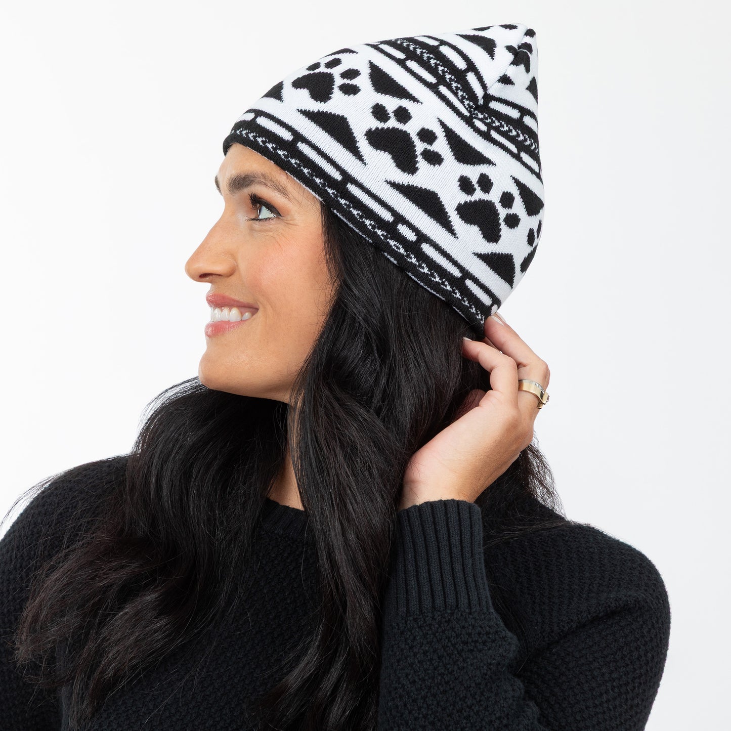 Lovely Paws Knit Beanie