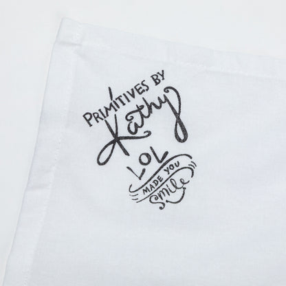 Print design on a white fabric with 'Primitives by Kathy' text.
