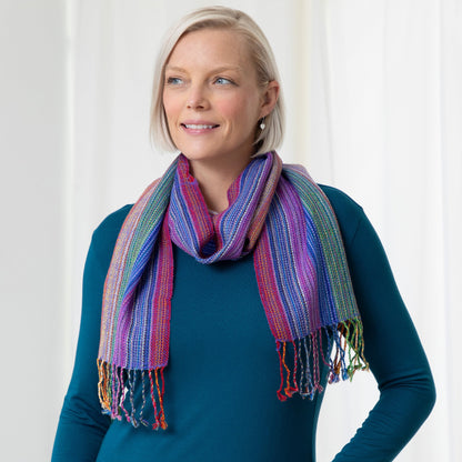 Hand-loomed Alpaca Scarf | Fair Trade, 100% Alpaca Fiber