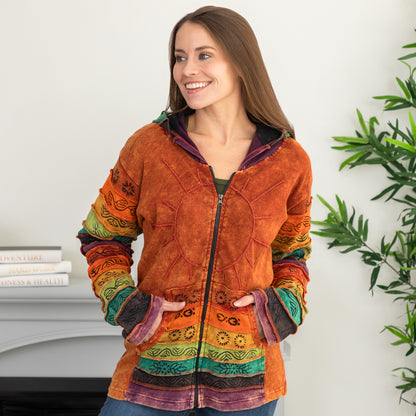 Sunshine Daydream Hooded Jacket | Fair Trade