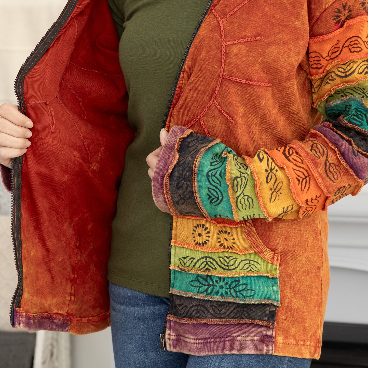 Sunshine Daydream Hooded Jacket | Fair Trade