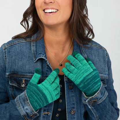 Rainbow Delight Touch Screen Gloves