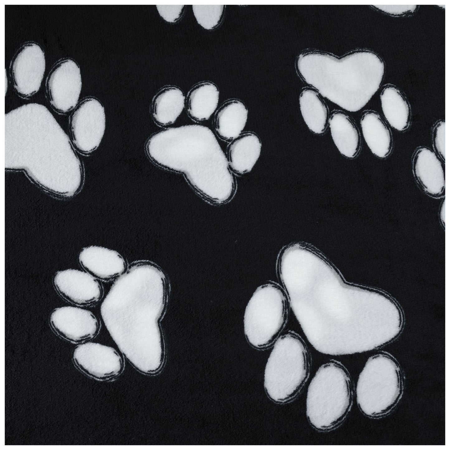 Super Cozy&trade; Fleece Paw Print Throw Blanket