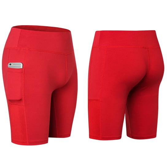 Yoga shorts with phone pocket new arrivals