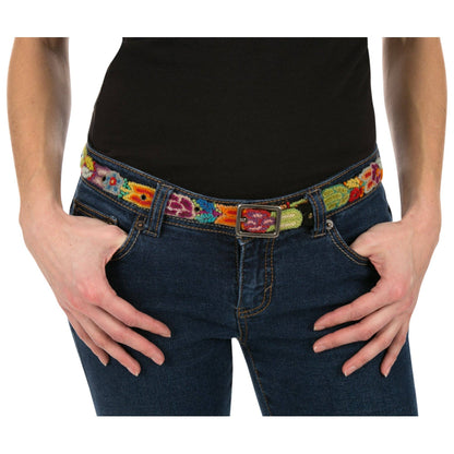 Skinny Peruvian Blooming Belt