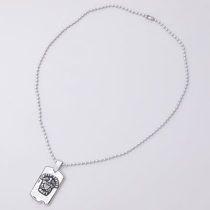 St. Michael Military Dog Tag Necklace