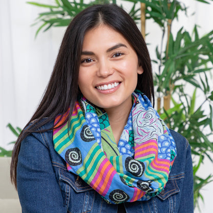 Cascade of Colors Infinity Scarf | Fair Trade