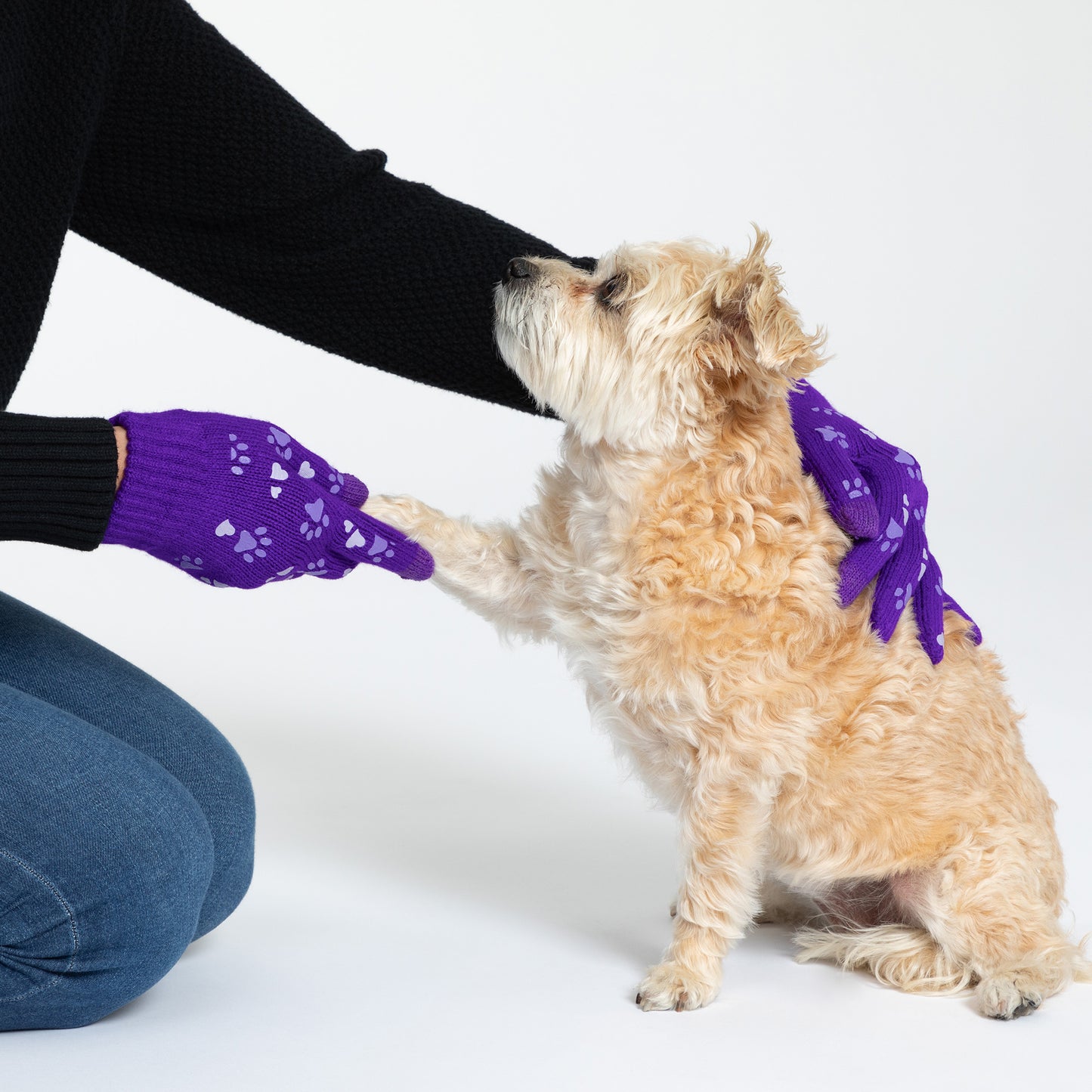 Paw Print Touch Screen Gloves