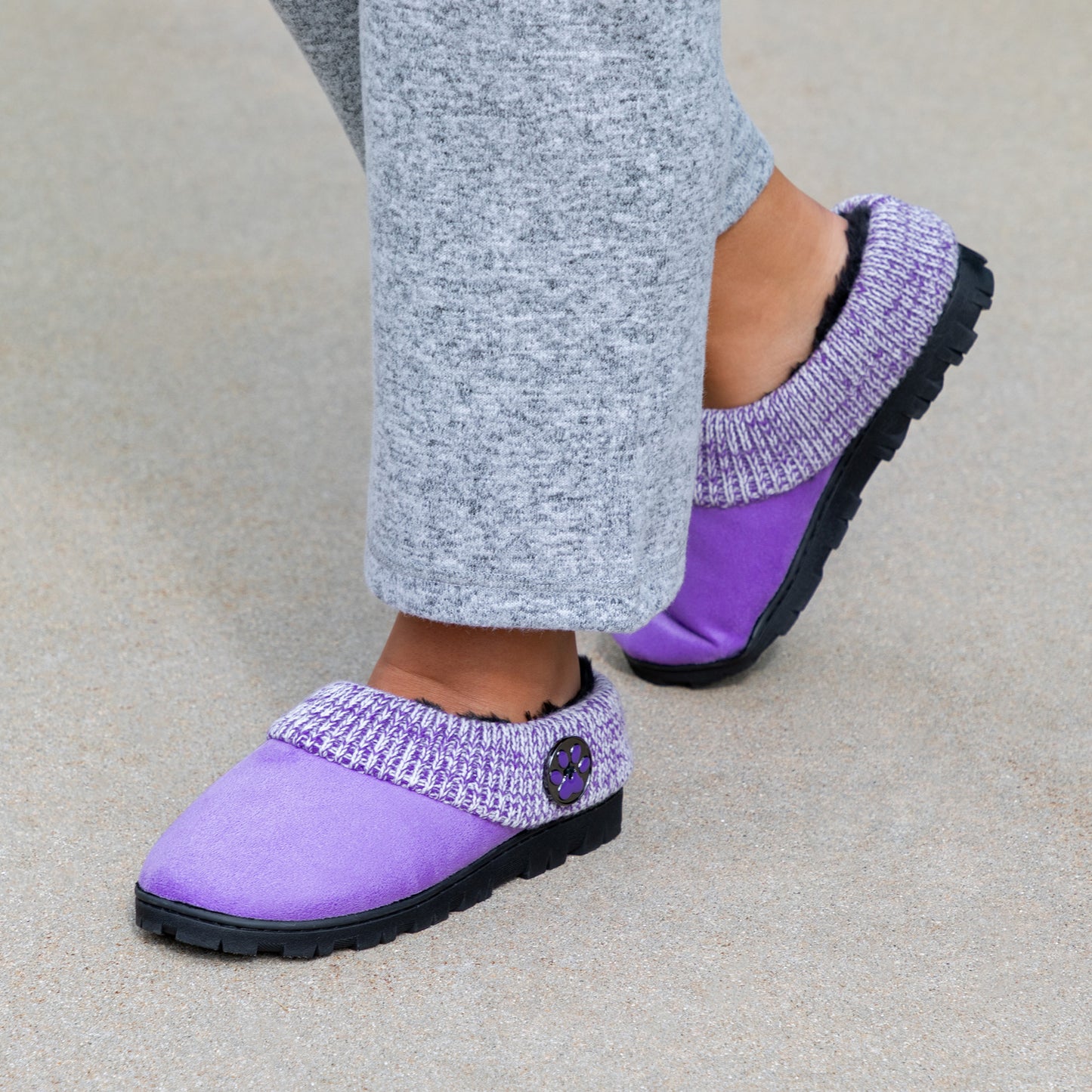 Purple Paw Comfy Clog Slippers