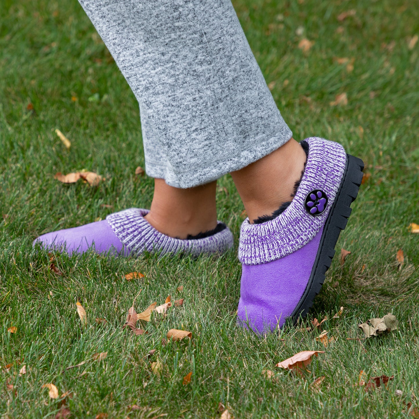 Purple Paw Comfy Clog Slippers