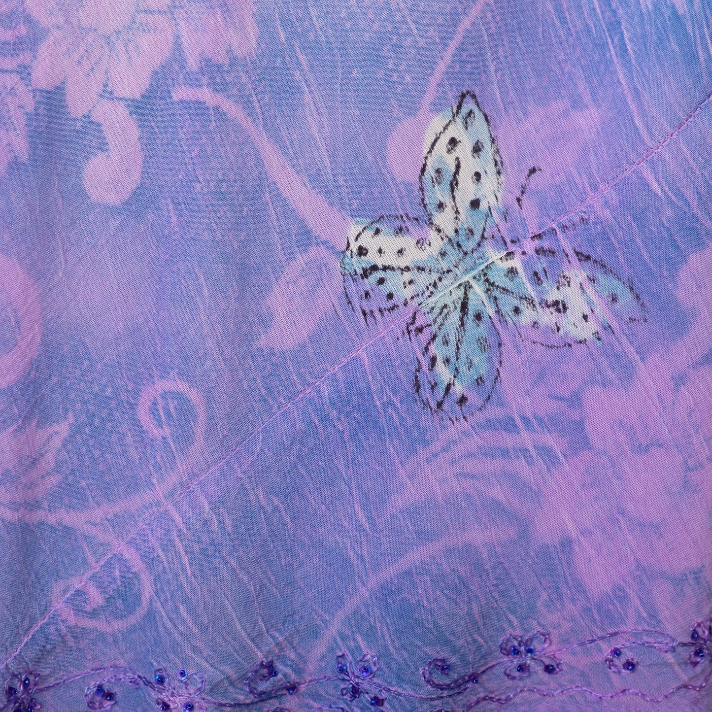 Butterflies & Blooms Long Dress | Fair Trade
