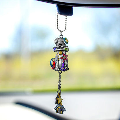 Kitty & Dog Car Charm