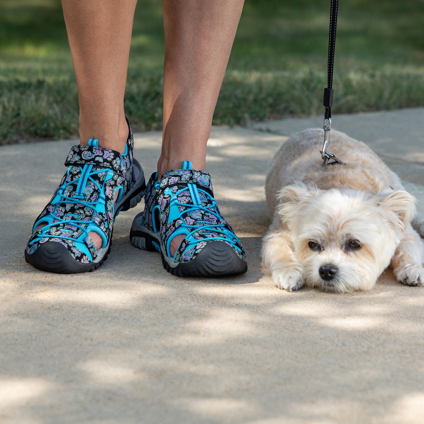 Walking Paws Adjustable Closed Toe Sport Sandals