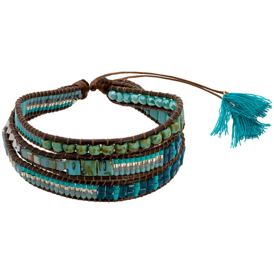 Lulu Beaded Stacked Bracelet