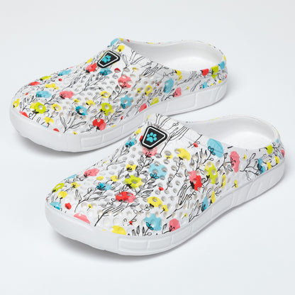 Rainbow Paw Slip-On Clogs