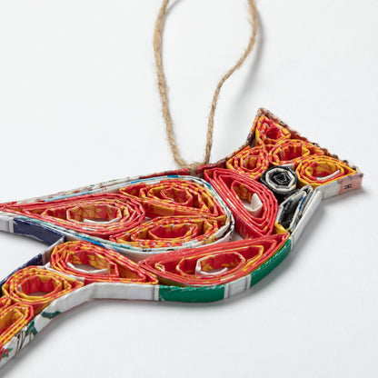 Recycled Magazine Ornament | Handmade, Fair Trade