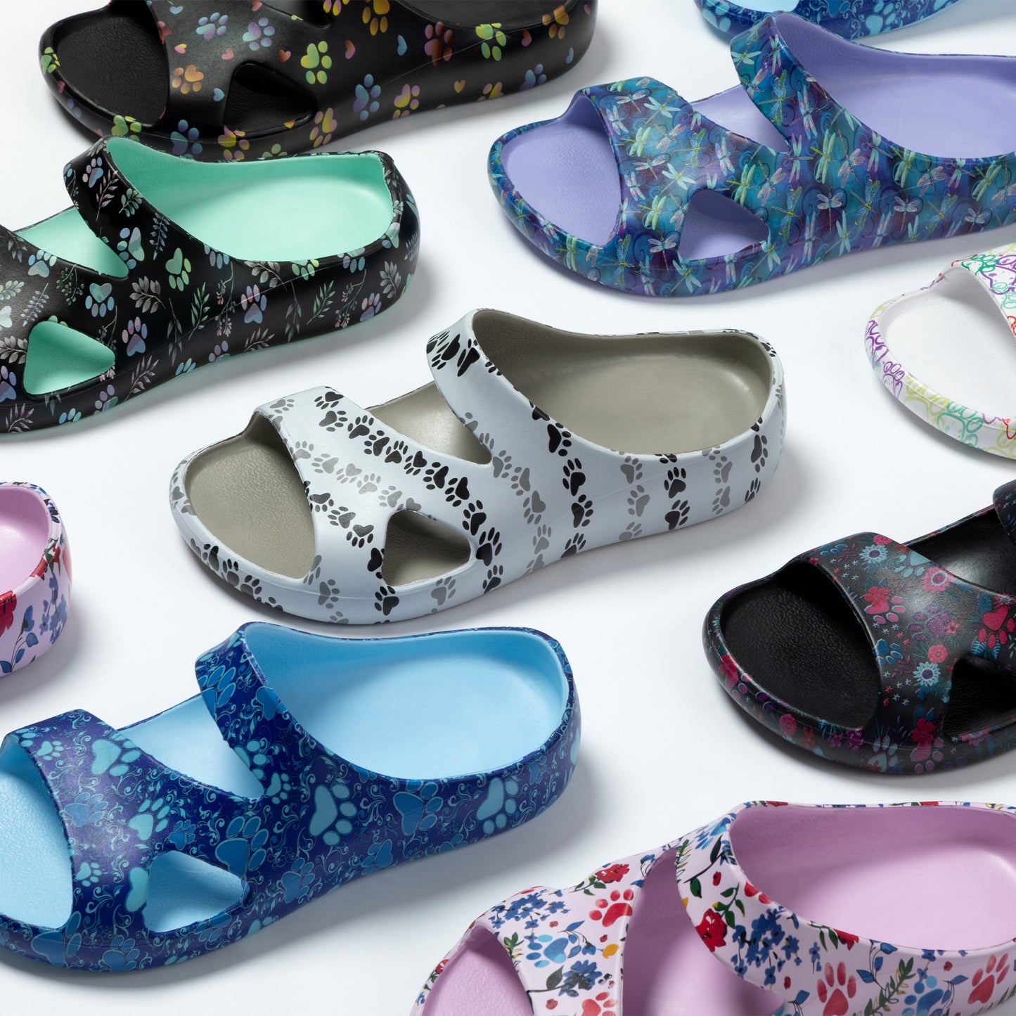 Positively Inspired Slide Sandals