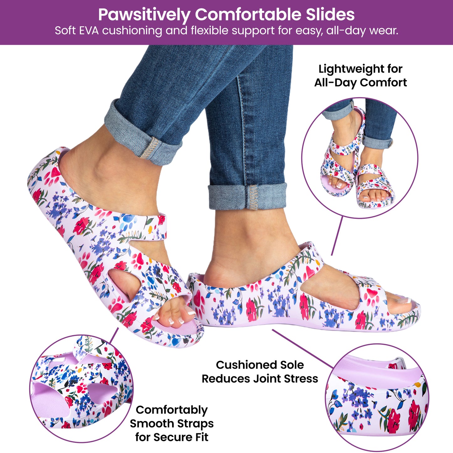 Positively Inspired Slide Sandals