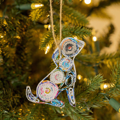 Recycled Magazine Ornament | Handmade, Fair Trade