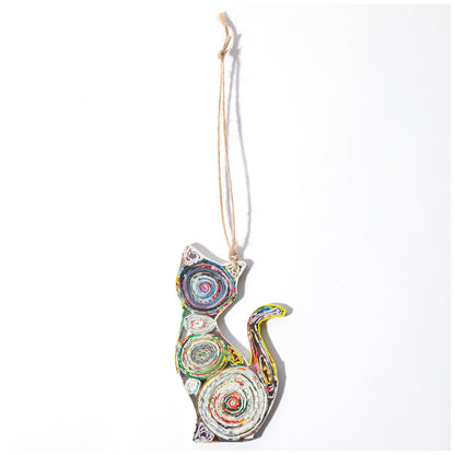 Recycled Magazine Ornament | Handmade, Fair Trade