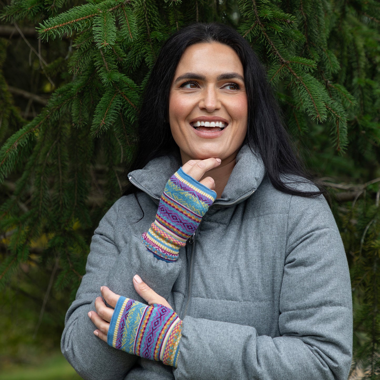 Peruvian Alpaca Fingerless Mittens | Handmade, Fair Trade, 100% Alpaca Fiber