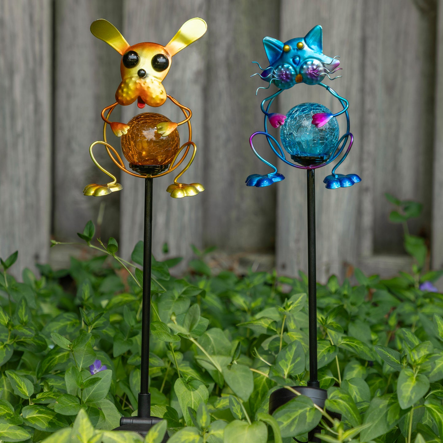 Colorful Pet Solar Garden Stake