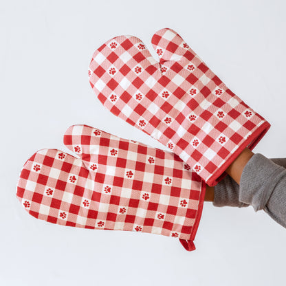 Pets & Paws Oven Mitts - Set of 2