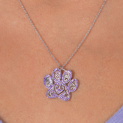 Ornate Crystal Paw Jewelry