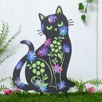 4 Designs Forever Love Silhouette Garden Stake