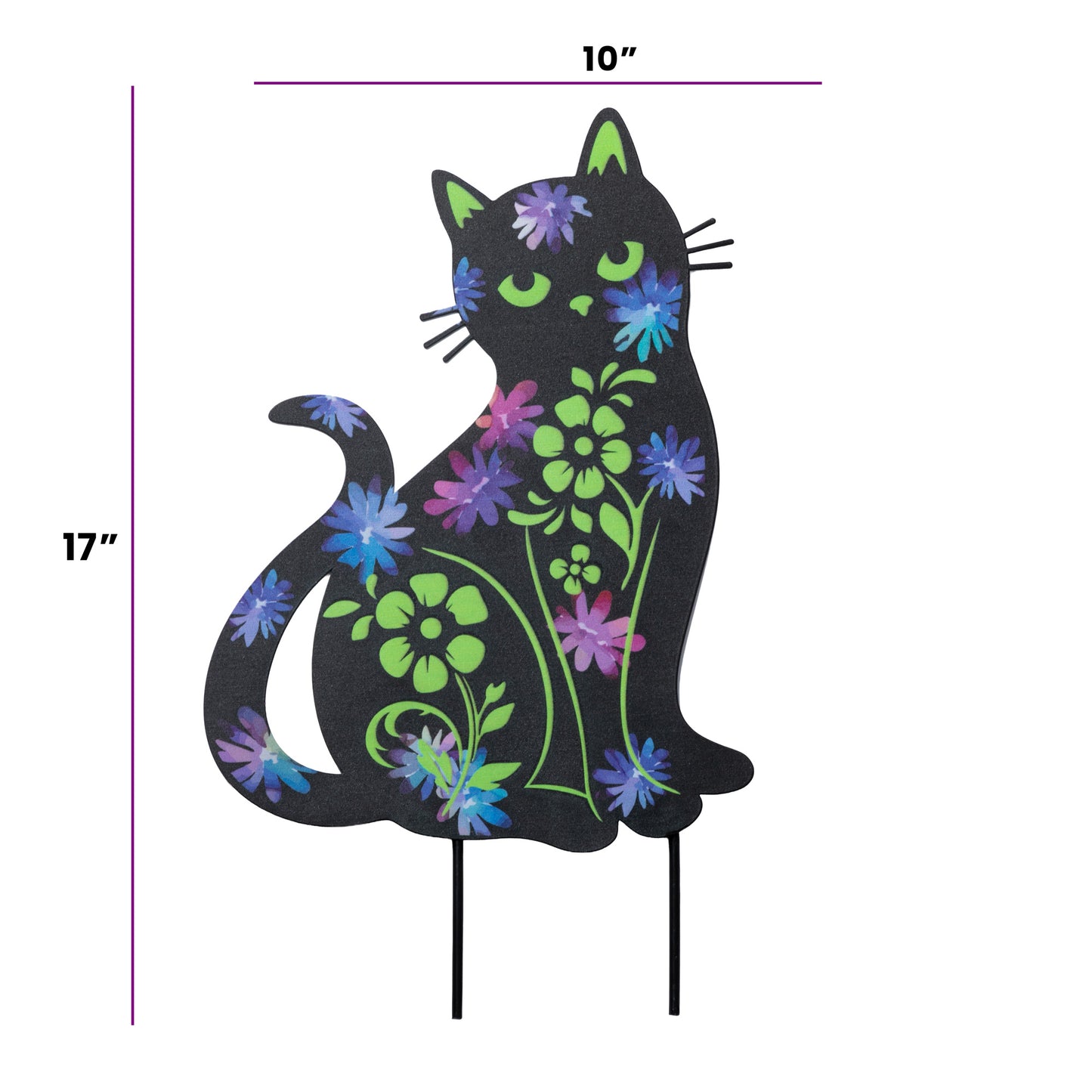 Forever Love Silhouette Garden Stake