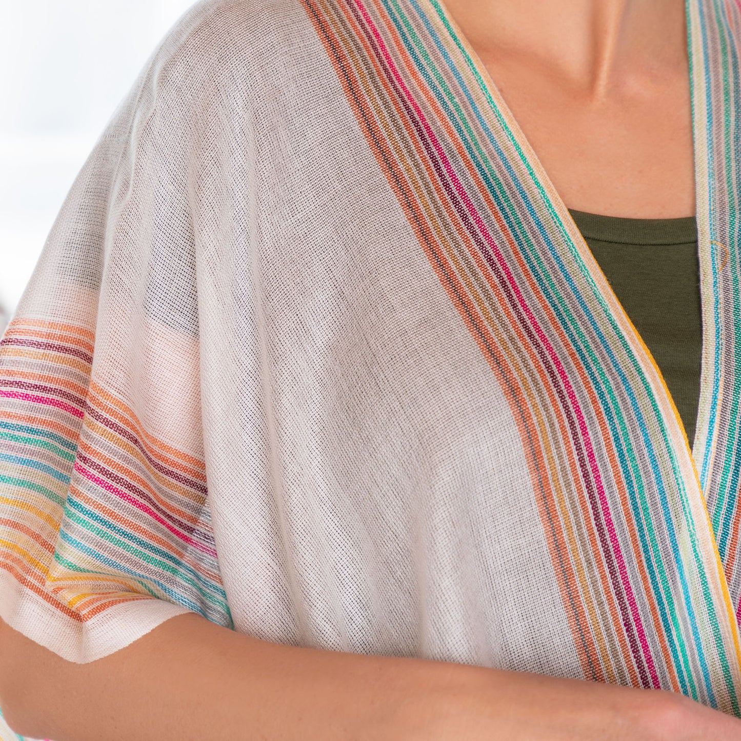 Handwoven Kimono Cover-Up | Fair Trade