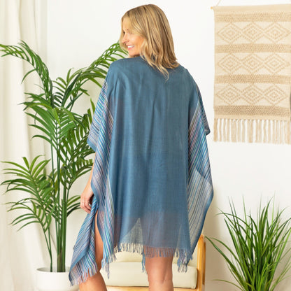 Handwoven Kimono Cover-Up | Fair Trade