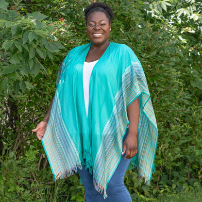 Handwoven Kimono Cover-Up | Fair Trade