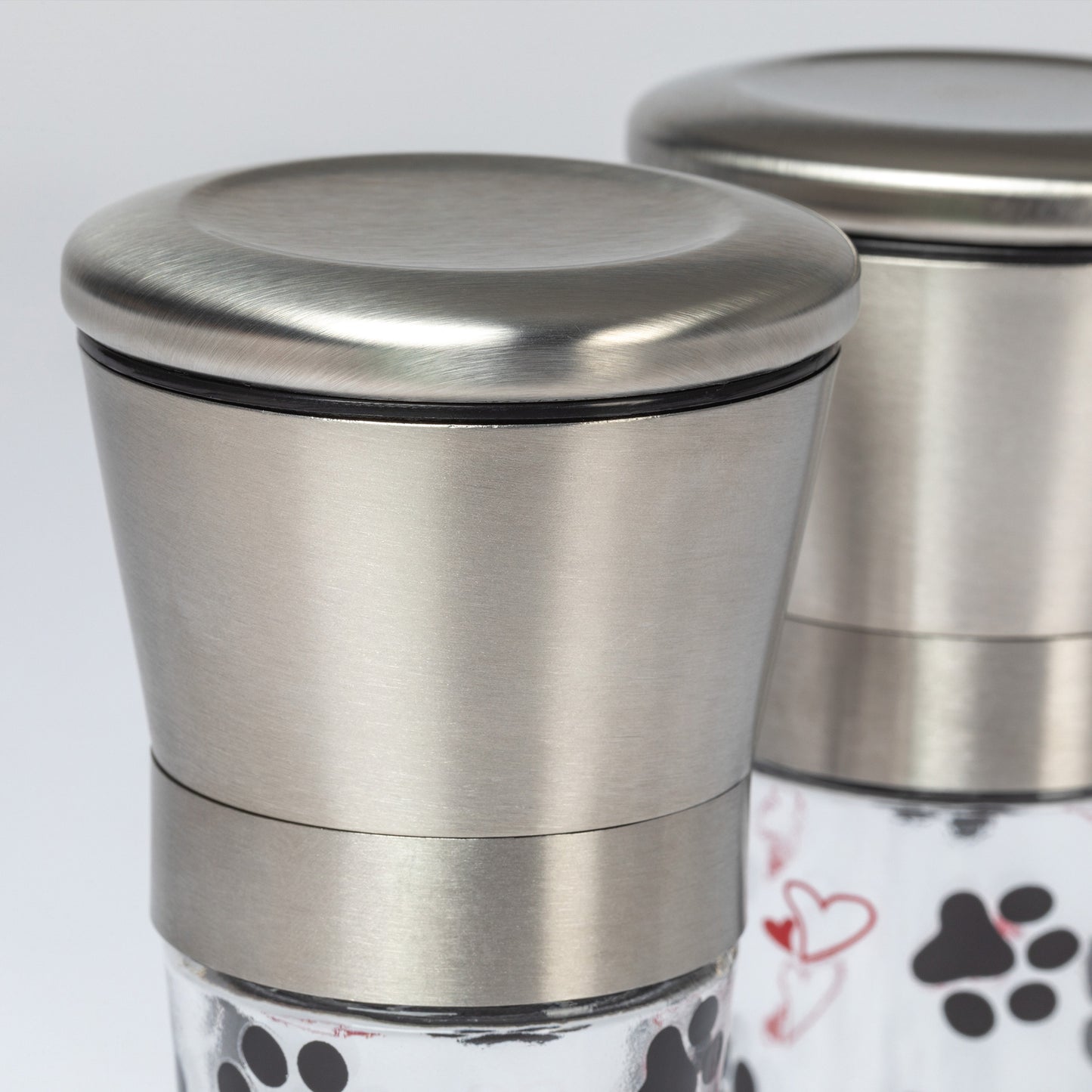 Stainless Steel Salt & Pepper Grinder Set