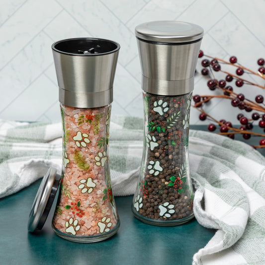 Stainless Steel Salt & Pepper Grinder Set