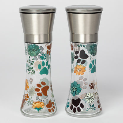 Stainless Steel Salt & Pepper Grinder Set