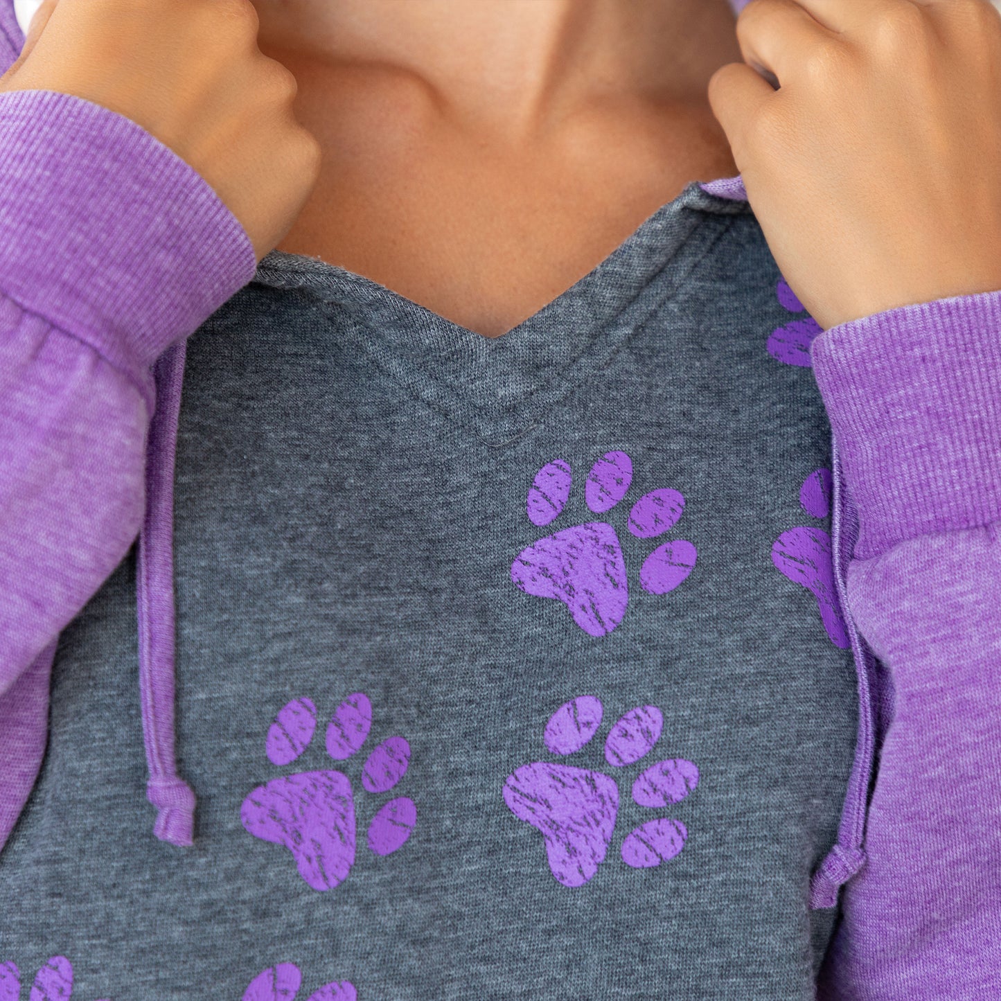 Walking Paws Burnout Hoodie