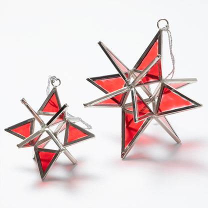 Glass Moravian Star Ornament | Fair Trade