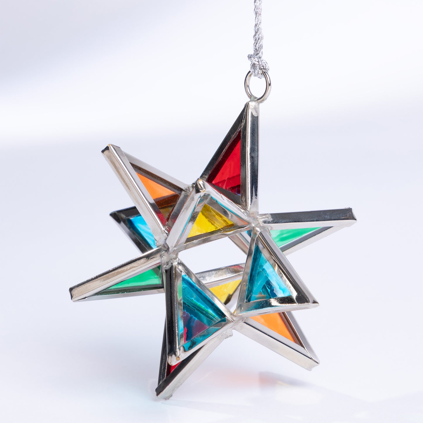 Glass Moravian Star Ornament | Fair Trade