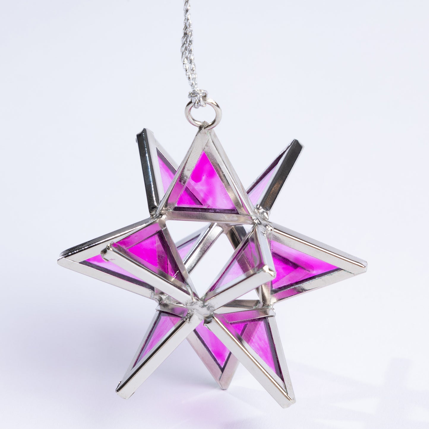 Glass Moravian Star Ornament | Fair Trade