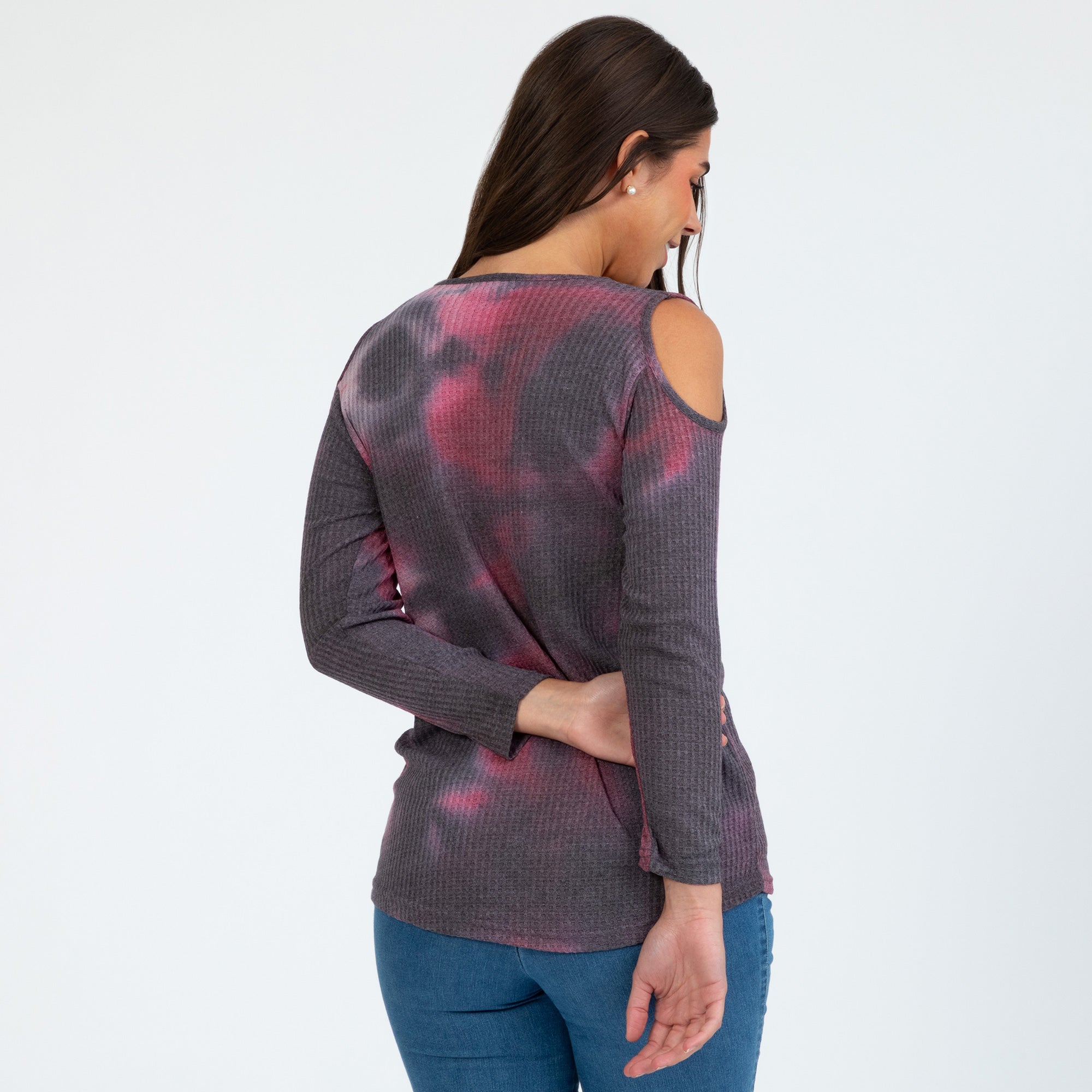 cold shoulder thermal top