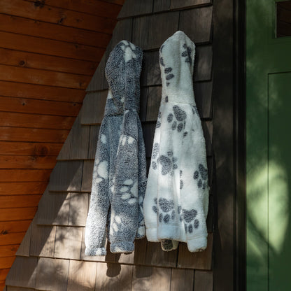 Cozy in Paws Plush Sherpa Fleece Hooded Jacket