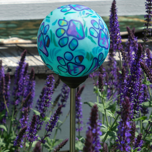 2 Designs Pawsitively Beautiful Solar Garden Stake