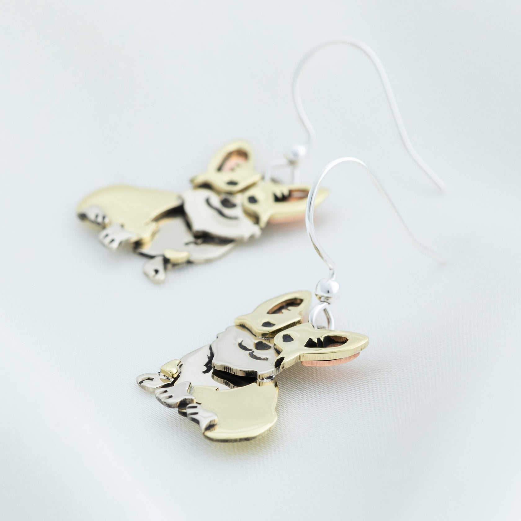 Sterling Silver Dangle Dog Earrings | GreaterGood