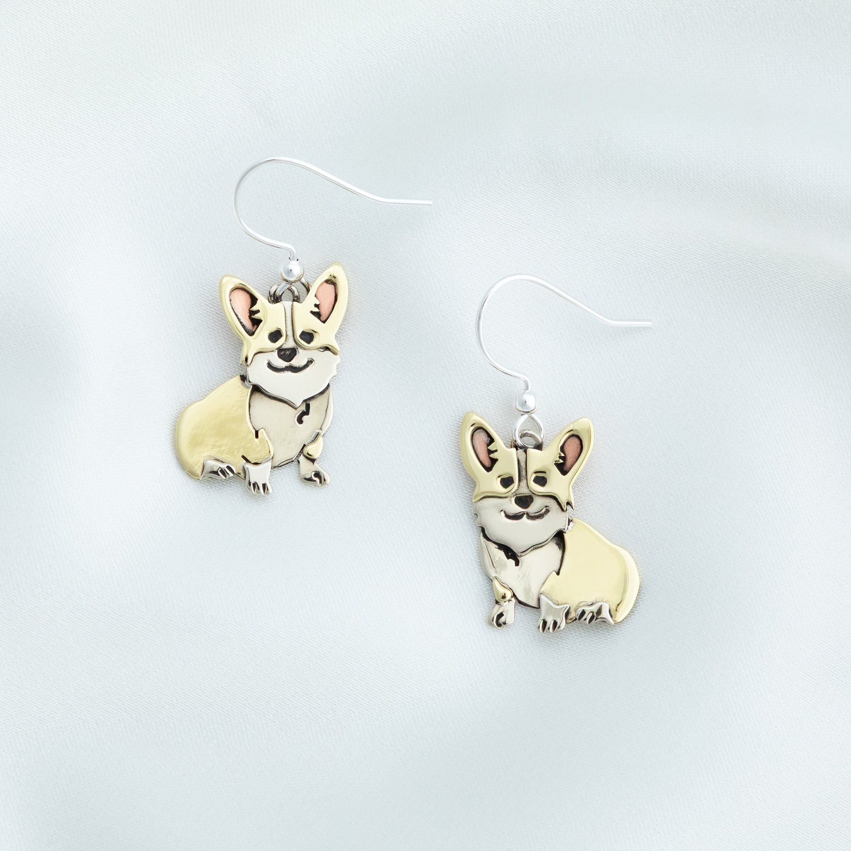 Sterling Silver Dangle Dog Earrings | GreaterGood